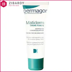 کرم مرطوب کننده و مات کننده درماگور سری Matiderm مناسب پوست چرب حجم 40 میل