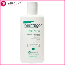 ژل شستشوی صورت درماگور مدل Py-Zn مناسب پوست چرب و جوش دار حجم 200 میل