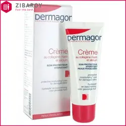 کرم مرطوب کننده درماگور حاوی کلاژن حجم 40 میل
