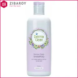 شامپو درماکلين مناسب موهای خشک حاوی عصاره گياهان هندی و سيستئين حجم 250 ميل