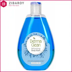 شامپو بدن خوشبو کننده و ضد تعريق درماکلین مناسب آقايان با عصاره شکوفه سيب حجم 300 میل