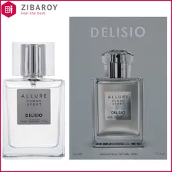 ادو پرفیوم مردانه دلیسیو مدل Allure Homme Sport حجم 50 میل