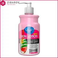 لوسیون مرطوب کننده دست و بدن دافی حاوی عصاره آلوئه ورا حجم 470 میل