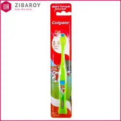 مسواک کودک کلگیت مدل Tiger با برس خیلی نرم