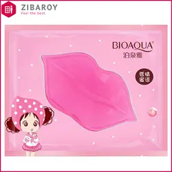 ماسک لب ورقه ای بایو آکوا حاوی کلاژن و عصاره توت فرنگی وزن 8 گرمی