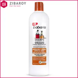 شامپو 5 کاره و ضد شپش باباریا حاوی سرکه حجم 600 میل