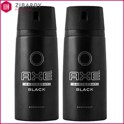 اسپری مردانه اکس مدل Black حجم 150 میل بسته 2 عددی