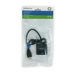 تبدیل HDMI به VGA رویال به همراه کابل صدا