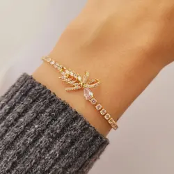 دستبند جواهری طرح پاپیون