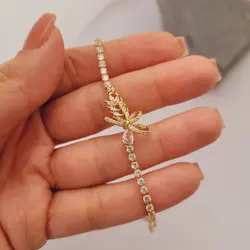 دستبند جواهری طرح پاپیون