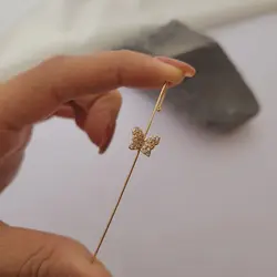گوشواره کراس طرح پروانه