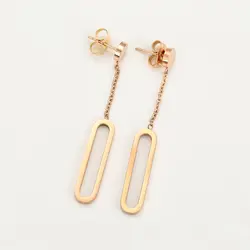 گوشواره آویز طرح طلا زنانه ژوپینگ مدل C234245