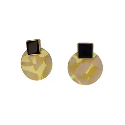 گوشواره آبنباتی با میخ نقره