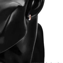 گوشواره کلیپسی نگین دار گلد