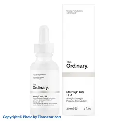 سرم ماتریکسیل ۱۰ درصد و هیالورونیک اسید کلاژن ساز و ضد چروک اوردینری | قیمت و خرید | زینو بازار