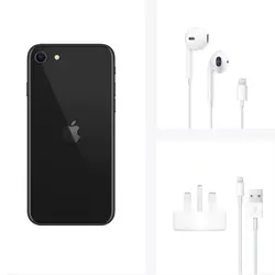 گوشی موبایل اپل مدل iPhone SE 2020 ظرفیت 64 گیگابایت پارت نامبر LLA جعبه کوچک