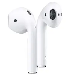 هدفون بی‌سیم اپل مدل AirPods 2 با کیس وایرلس شارژر