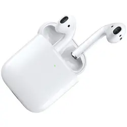 هدفون بی‌سیم اپل مدل AirPods 2 با کیس وایرلس شارژر