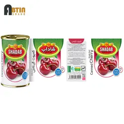 کمپوت گیلاس شاداب خراسان 370 گرم_12 عددی