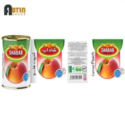 کمپوت هلو شاداب خراسان 370 گرم_12 عددی