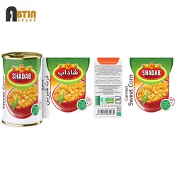 کنسرو ذرت شیرین شاداب خراسان 370 گرم_12 عددی