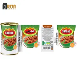 کنسرو لوبیا چیتی شاداب خراسان 370 گرم_12 عددی