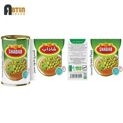 کنسرو نخود سبز شاداب خراسان 370 گرم_12 عددی