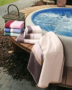 حوله دستی برق لامع مدل آتلانتیک (سبز)