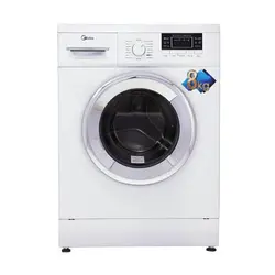 لباسشويی اتوماتيک 8KG میدیا مدل WU-24804 W سفيد درب کروم