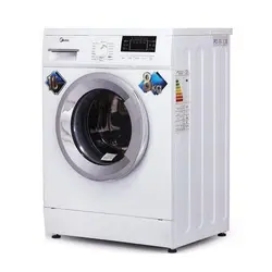 لباسشويی اتوماتيک 8KG میدیا مدل WU-24804 W سفيد درب کروم