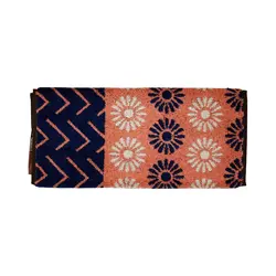 حوله دستی برق لامع مدل گل یخ (گلبهی)