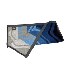 حوله حمامی برق لامع مدل موج (آبی)