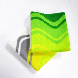 حوله رودوشی برق لامع مدل موج (سبز)