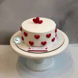 مینی کیک قلبی