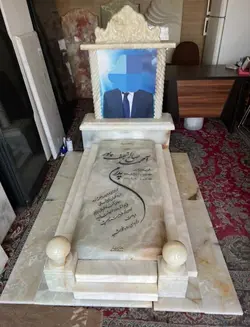 سنگ قبر مرمر کد1501