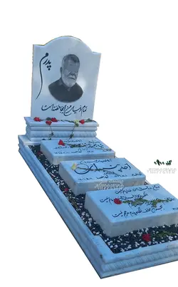 سنگ قبر مرمریت کریستال کد 0900