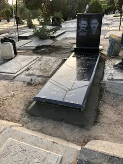 سنگ قبر گرانیت سیمین اصفهان کد17670