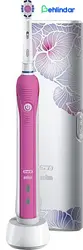 مسواک برقی اورال-بی مدل PRO 2 2500 Flora Pink - به‌لیندار - فروشگاه اینترنتی لوازم پزشکی