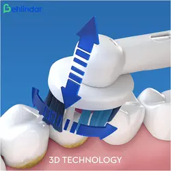 مسواک برقی اورال بی مدل Pro 750 – 3D White Pink - به‌لیندار - فروشگاه اینترنتی لوازم پزشکی
