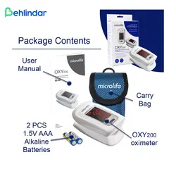 اکسیژن سنج میکرولایف OXY200 - به‌لیندار - فروشگاه اینترنتی لوازم پزشکی