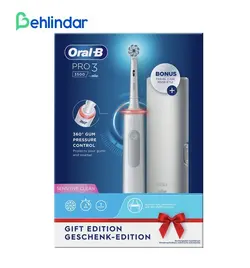 مسواک برقی اورال بی مدل PRO3 3500-سفید - به‌لیندار - فروشگاه اینترنتی لوازم پزشکی