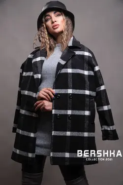 پالتو چهارخونه فوتر BERSHKA کد01