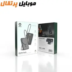 پاوربانک مگ سیف گرین 10000 میلی آمپر Monte Carlo - مشکی ا MAGSAFE POWER BANK 10000MAH GREEN