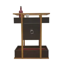 میز بار متحرک مدل Trolly-01 - مبلمان منزل و اداری درینو