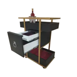 میز بار متحرک مدل Trolly-01 - مبلمان منزل و اداری درینو