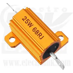مقاومت فلزی ۶۸ اهم ۲۵ وات