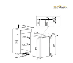 فریزر توکار آریستون BF 1801 E F AA