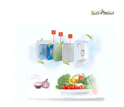 یخچال ساید بای ساید 35 فوت دوو مدل DS-3730MW