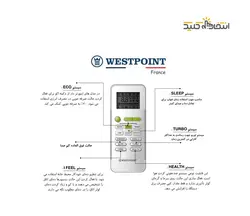 کولر گازی وست پوینت 18000 مدل WIT-18119.LH