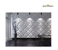 دیوارپوش فومی سه بعدي چند ضلعی کد 200